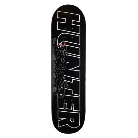 Дека Hunter Skateboards Panther hun26-pan-blkwht (black-white)