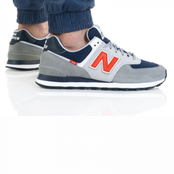 New balance 574 navy red grey 2025