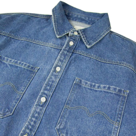 Рубашка Magamaev Bigger M mag26-bigmshblu (blue washed)