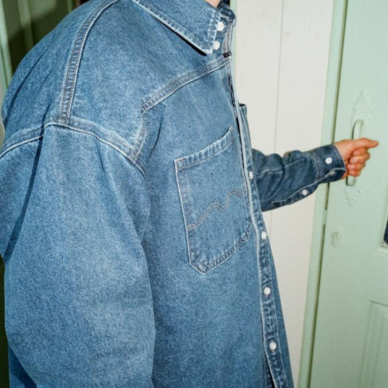 Рубашка Magamaev Bigger M mag26-bigmshblu (blue washed)