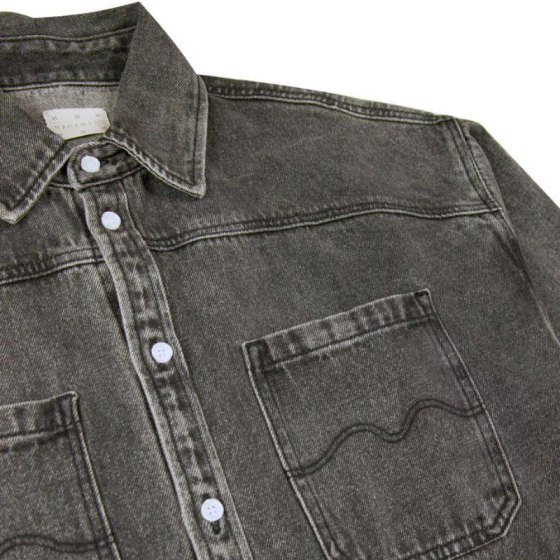 Рубашка Magamaev Bigger M mag26-bigmshblk (black washed)
