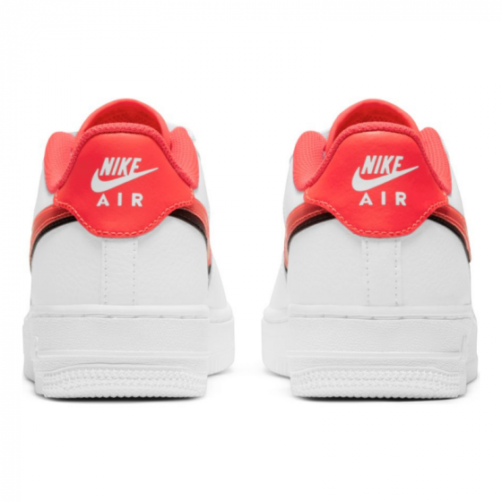 Кроссовки Nike Air Force 1 LV8 GS CW1574-101 (white-bright crimson-black)
