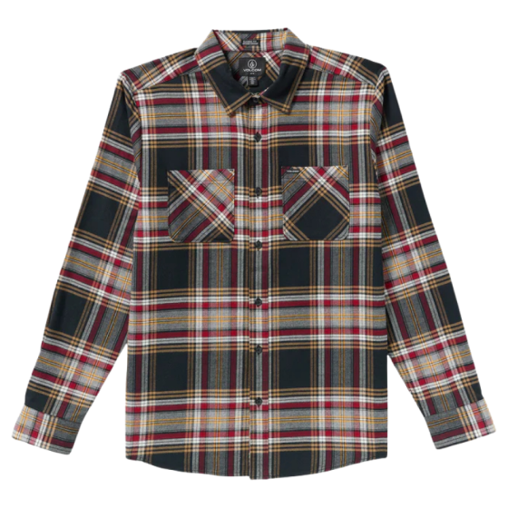 Рубашка Volcom Netastone Flannel LS A0532510AQK- (antique black)