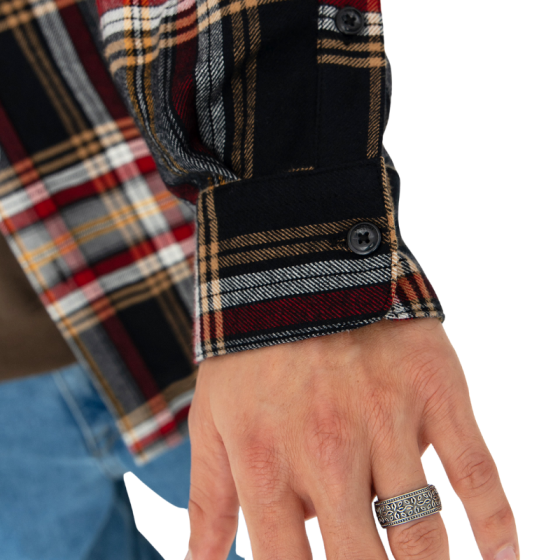 Рубашка Volcom Netastone Flannel LS A0532510AQK- (antique black)