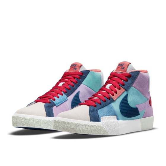 Кеды Nike SB Zoom Blazer Mid Premium DA8854-500 (lilac-court blue)