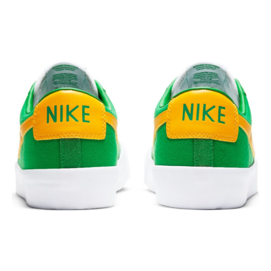 Кеды Nike SB Zoom Blazer Low Pro GT DC7695-300 (lucky green-university gold)