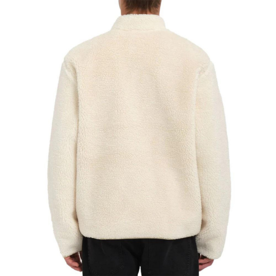 Толстовка Volcom Muzzer Fuzzar Zip A4832306DWH (dirty white)