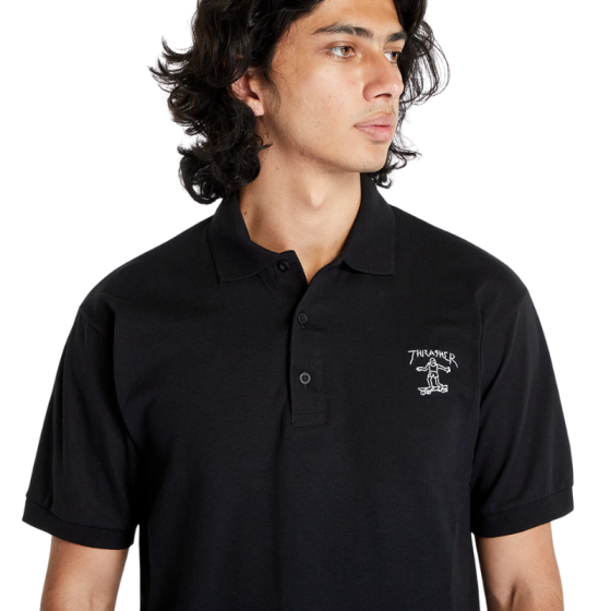 Поло Thrasher Little Gonz Embroidered 314063 (black)